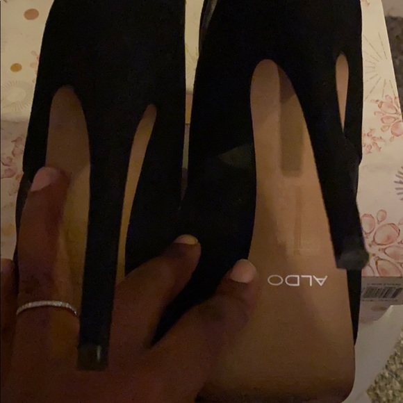 Sexy Aldo mesh & micro fiber ankle boot - Picture 4 of 4